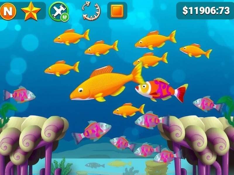 Indian Ocean Fish Frenzy Gameplay Screenshot